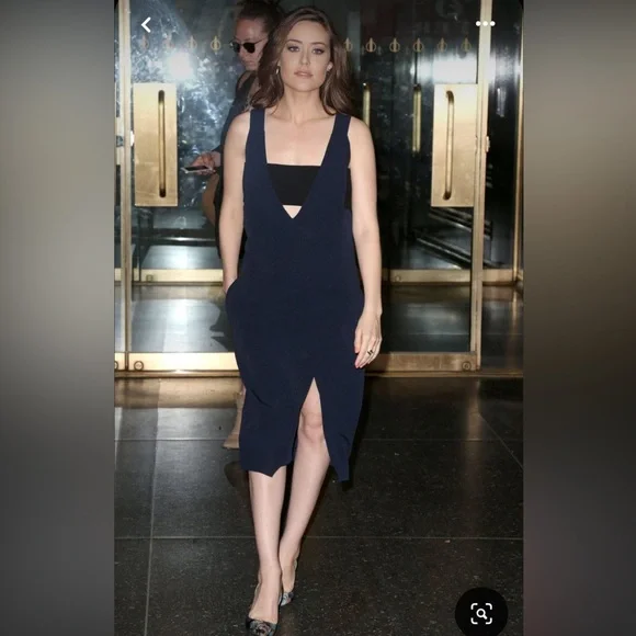 NWT Derek Lam 10 Crosby Navy Dress - Picture 11 of 11